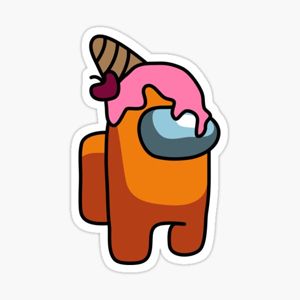 Cherry Crewmate Among Us Stickers | Redbubble