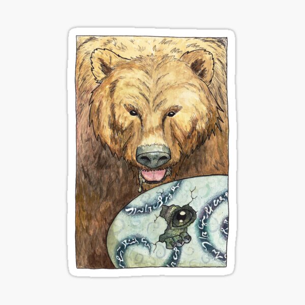 Emerald Dragon: Bear's egg? Sticker