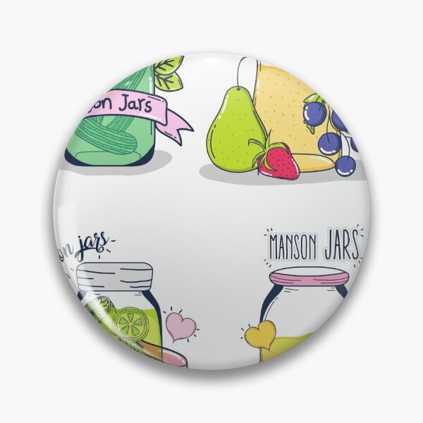 Item preview, Fancy mason jars stickers designed and sold by Nyanko-Sempai.