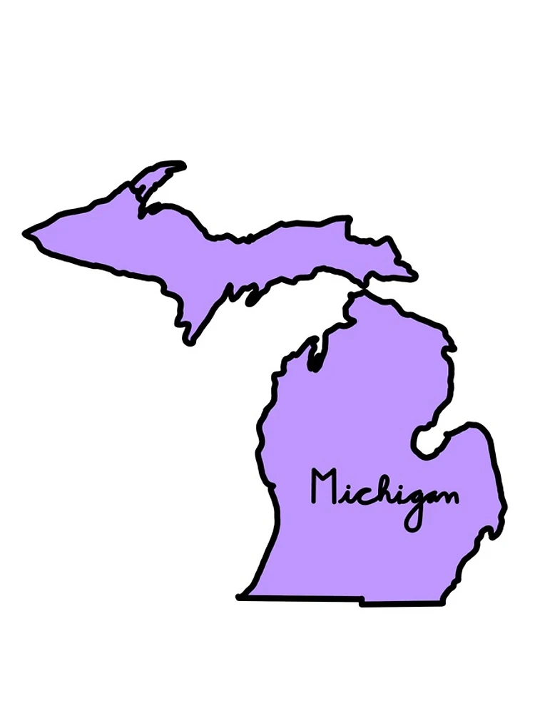 Thumbnail 4 of 4, iPhone Case, Michigan designed and sold by RMSdesigns.