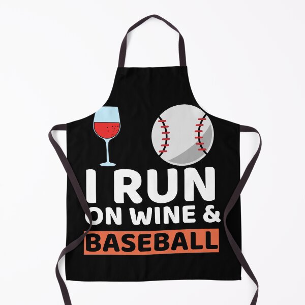 Item preview, I Run On Wine & Baseball designed and sold by bifkee19.