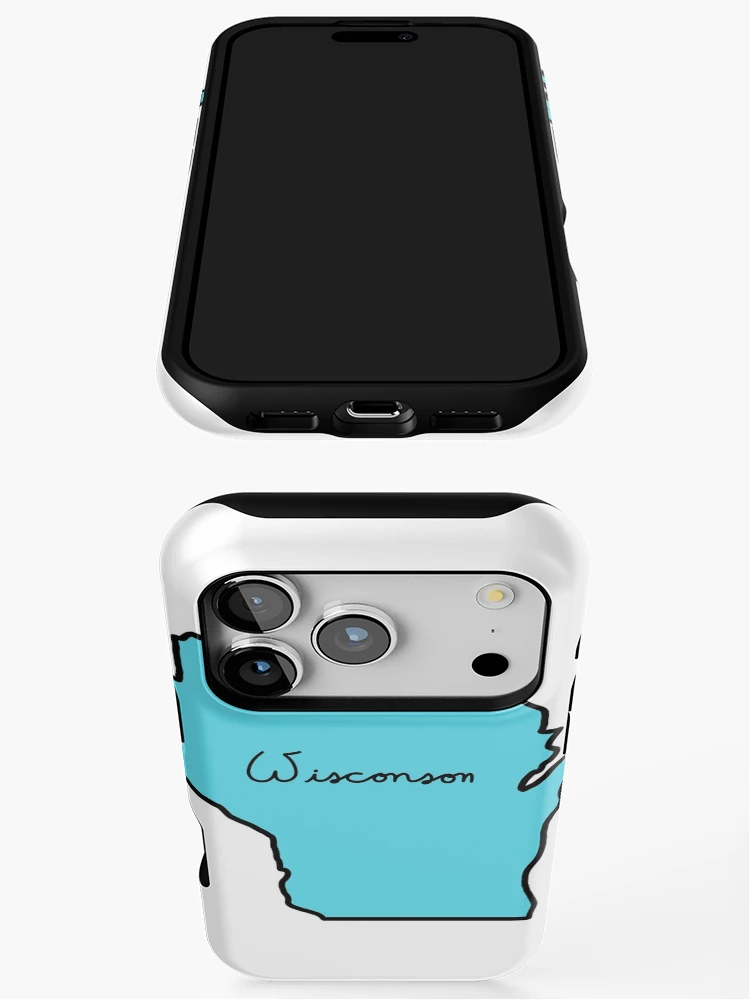 Thumbnail 3 of 4, iPhone Case, Wisconsin designed and sold by RMSdesigns.