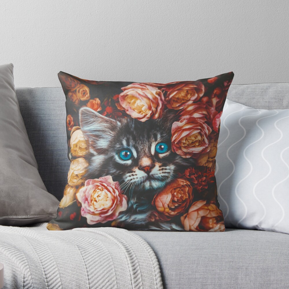 Item preview, Throw Pillow designed and sold by b1j1.