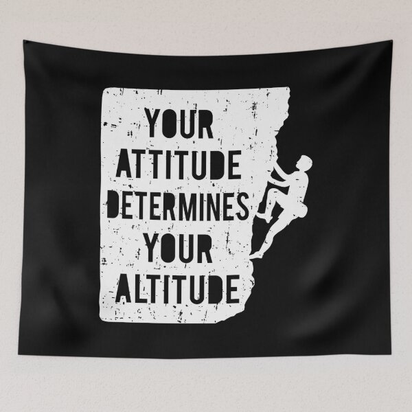 Item preview, Your Attitude Determines Your Altitude Grunge designed and sold by rustydoodle.