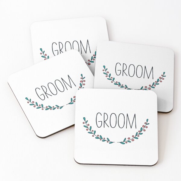 Item preview, Groom with florals for winter wedding  designed and sold by JokeGysen.