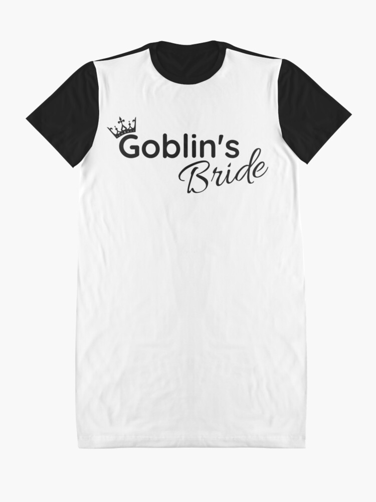 Alternate view of Goblin's bride white Graphic T-Shirt Dress