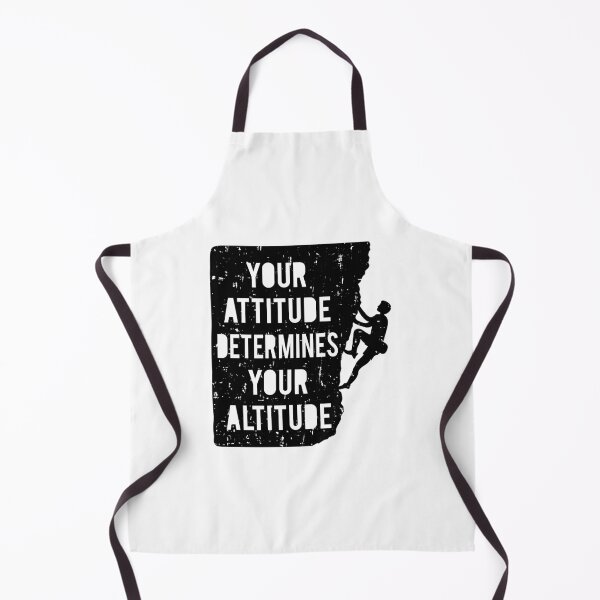 Item preview, Rock Climbing Your Attitude Determines Your Altitude designed and sold by rustydoodle.