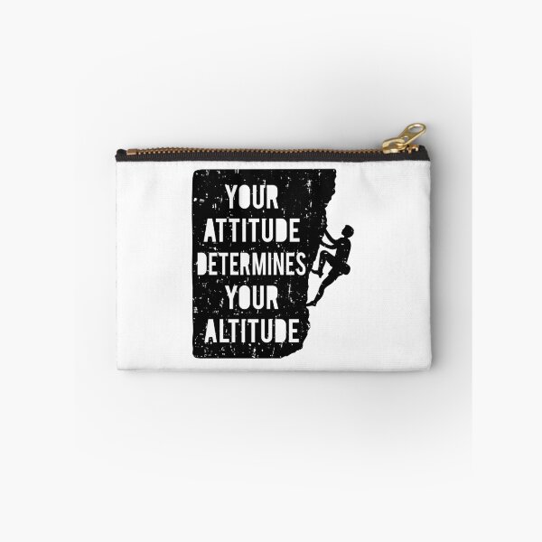 Item preview, Rock Climbing Your Attitude Determines Your Altitude designed and sold by rustydoodle.