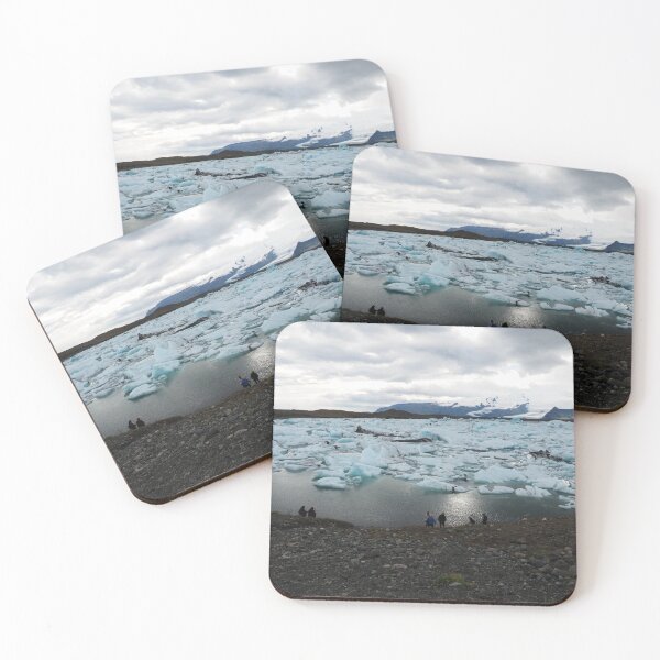 Glacier Lagoon, Iceland Coasters (Set of 4)