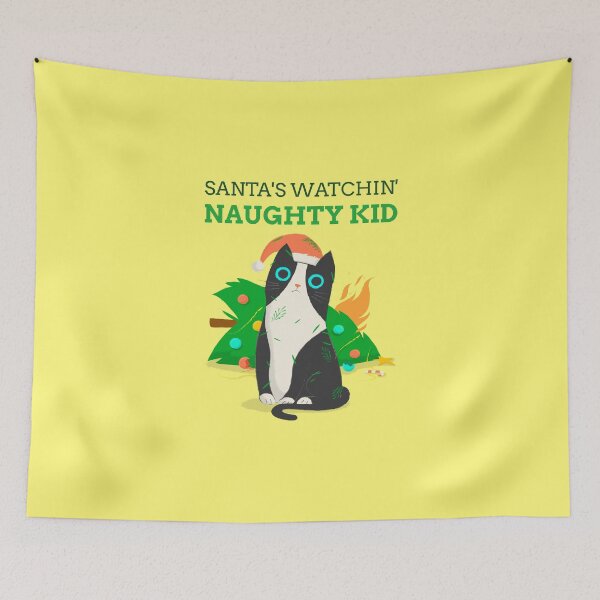 Item preview, Santa's Watchin' Naughty Kid | Merry Christmas Holiday designed and sold by Ainbowz-Artwork.