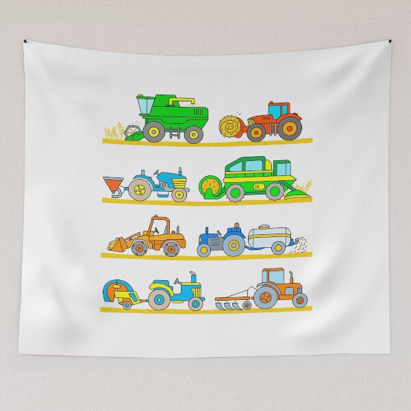 Item preview, Tractors Combine Harvester Farm Vehicles designed and sold by samshirts.