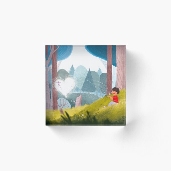 Kitchi: The Spirit Fox - The Journey Acrylic Block