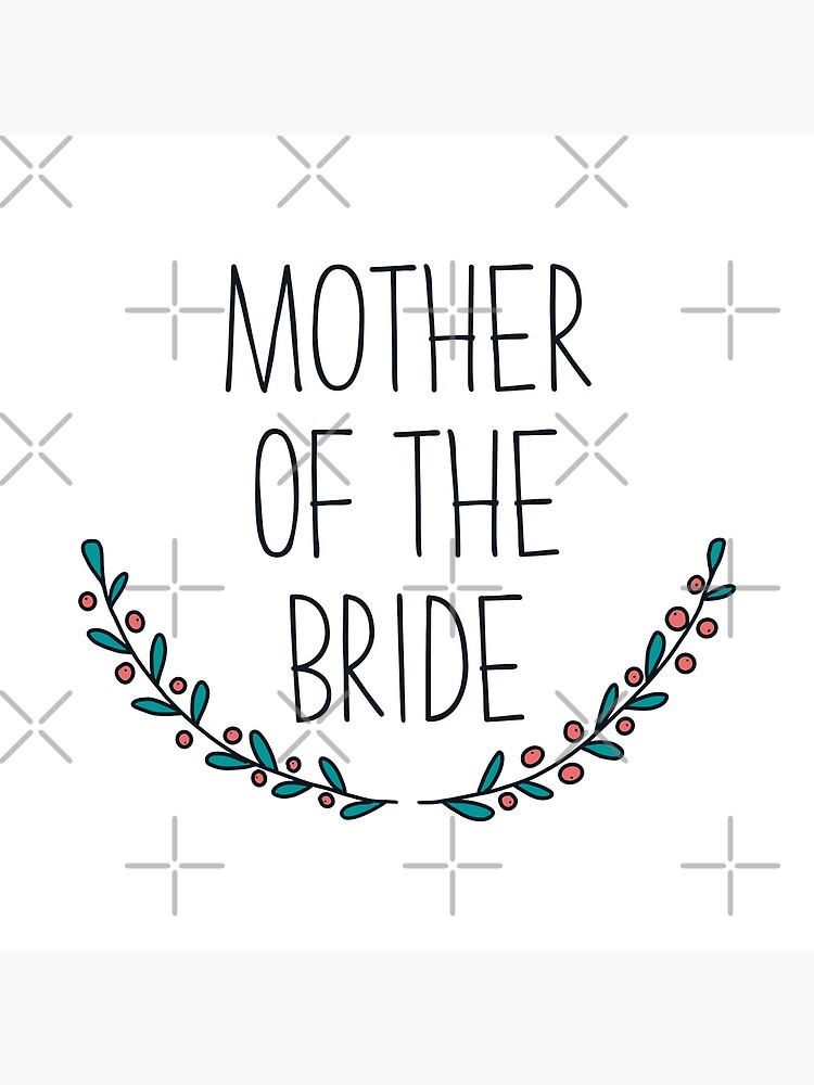 "Mother of the bride with florals for winter wedding " Poster for Sale