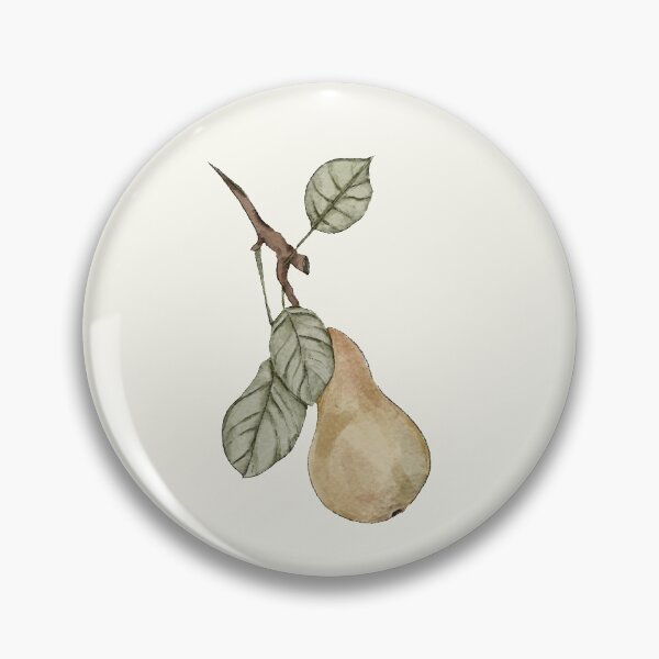 Item preview, watercolor pear  designed and sold by blackcatgraphic.