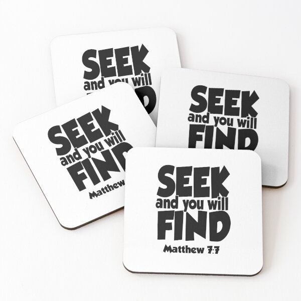 Item preview, 'Seek and you shall find' designed and sold by BibleGears.