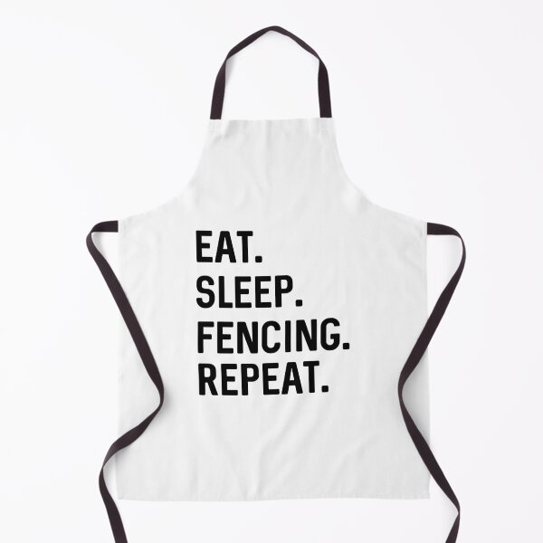 Item preview, Eat Sleep Fencing Repeat designed and sold by ProtonProject.