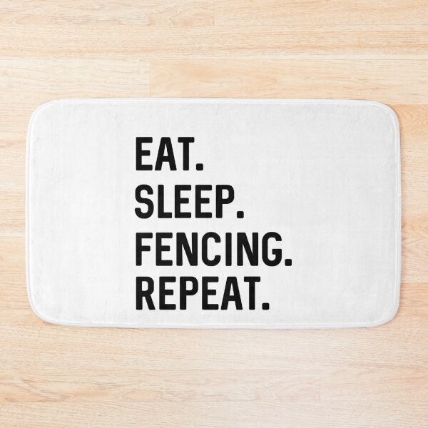 Item preview, Eat Sleep Fencing Repeat designed and sold by ProtonProject.