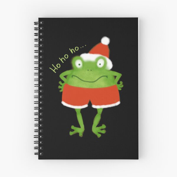 Item preview, Funny Frog Santa designed and sold by Anastasia Toska.