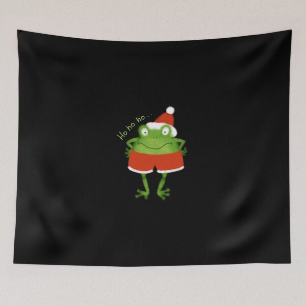 Item preview, Funny Frog Santa designed and sold by Anastasia Toska.