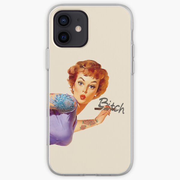 Pin-up rousse Coque souple iPhone