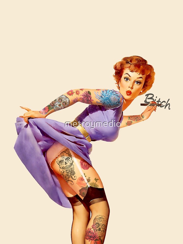 Vintage tattoo glamour outdoor
