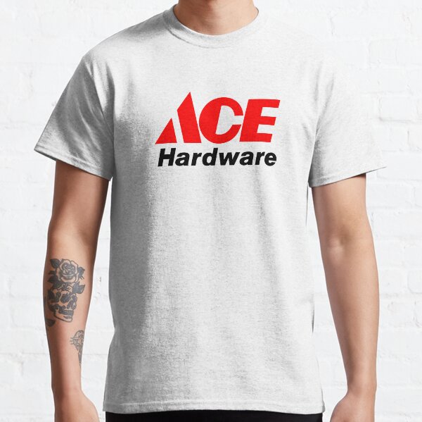 5XL New Ace Hardware Logo Black Men/'s T Shirt Size S