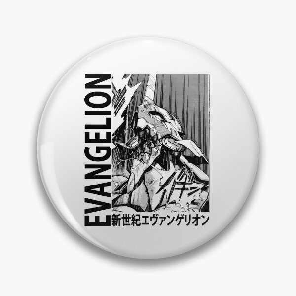 Item preview, Anime. Manga. Evangelion. Eva. Black and white. designed and sold by Sightenly.