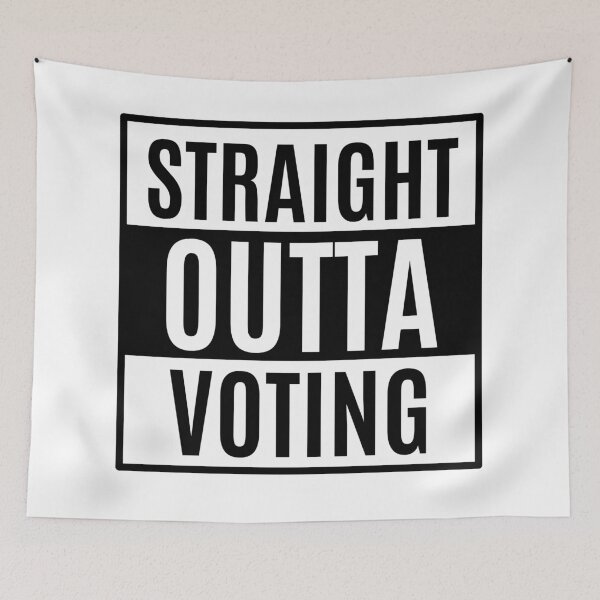 Item preview, Straight outta voting! designed and sold by MargheritaLidia.