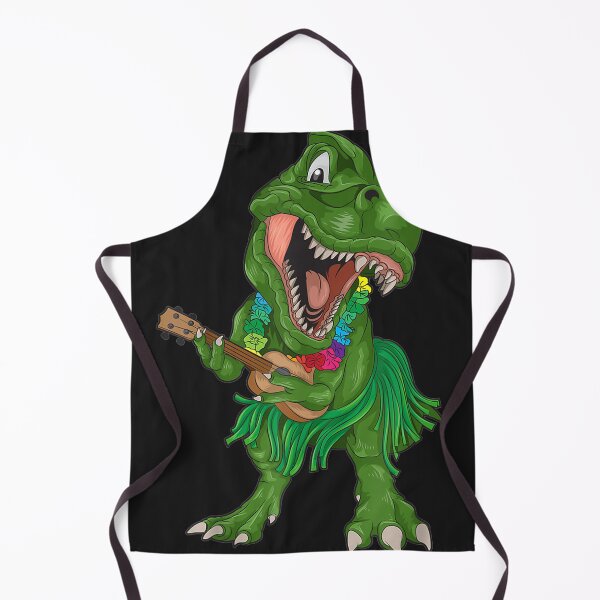 Item preview, Hawaiian T Rex Playing Ukulele Dinosaur Funny Gift designed and sold by Bonifacio07.