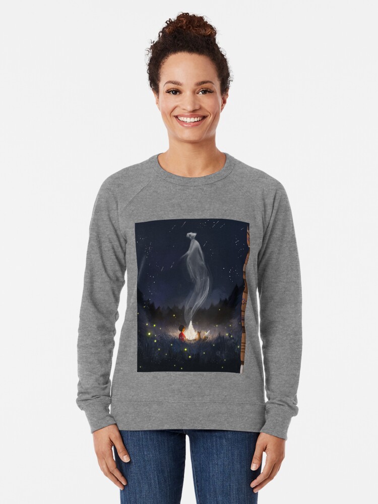 Alternate view of Kitchi: The Spirit Fox - Brotherhood Lightweight Sweatshirt