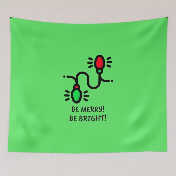 Item preview, Be Merry! Be Bright! | Merry Christmas Holiday designed and sold by Ainbowz-Artwork.