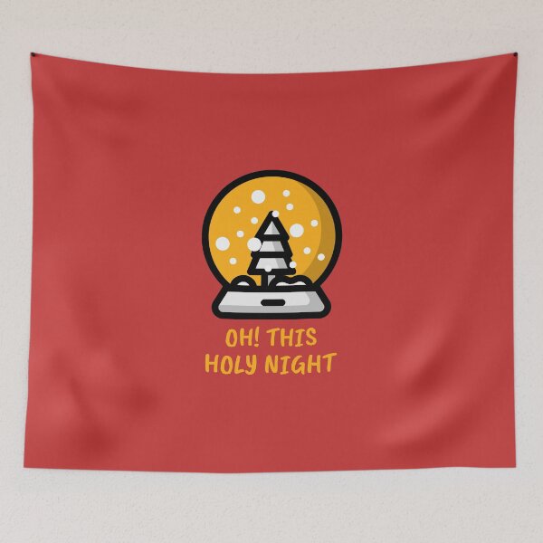 Item preview, Oh! This Holy Night | Merry Christmas Holiday designed and sold by Ainbowz-Artwork.