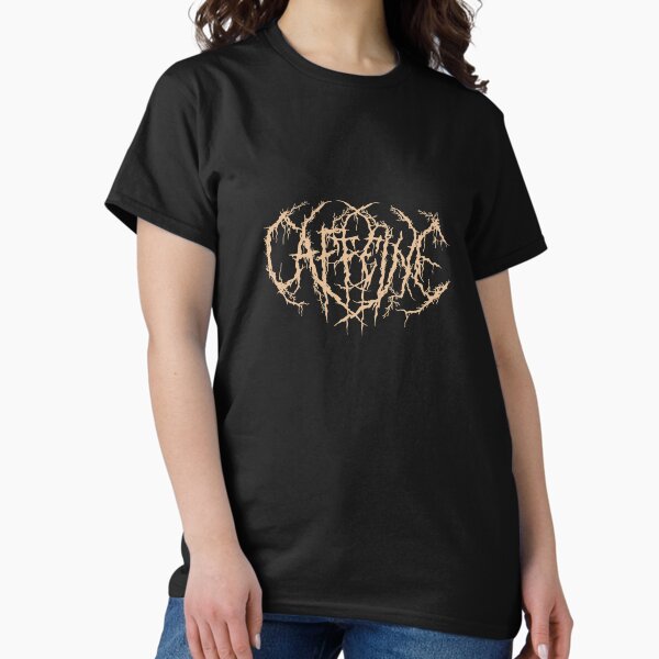 Item preview, Caffeine black metal logo designed and sold by Overearth.