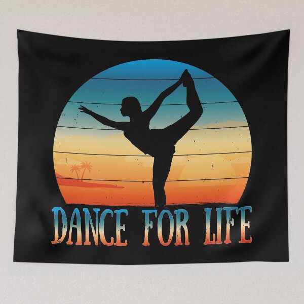 Item preview, Dance For Life (Vintage Classic Retro Style • Distressed Grunge Look • Proud Dancer) designed and sold by SassyClassyMe.