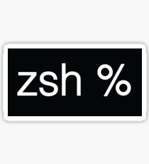 zsh Sticker