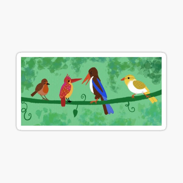 Birds of a Feather Sticker