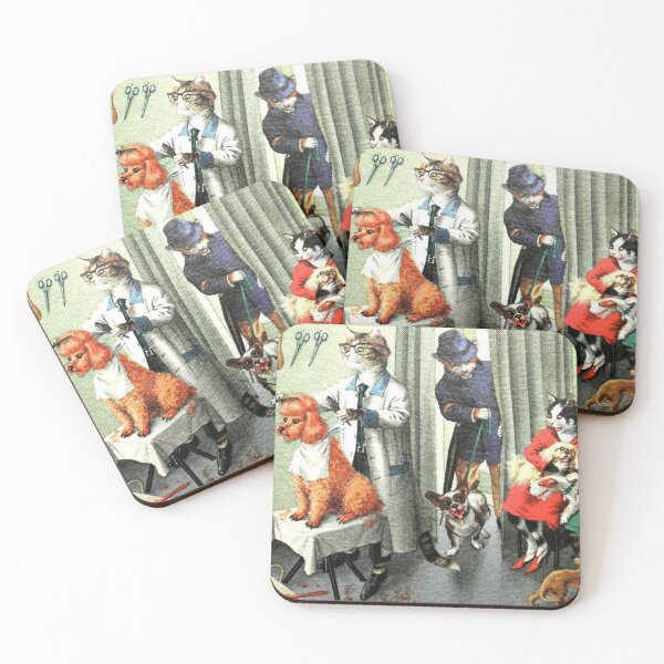 Item preview, Vintage dog cute photo Dachshund Dogs retro pet barber poodle cats designed and sold by Coolstuff4you71.