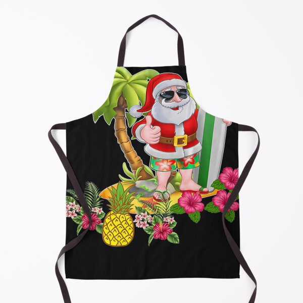Item preview, Christmas in July Santa Hawaiian Surfing Summer Surf designed and sold by Bonifacio07.