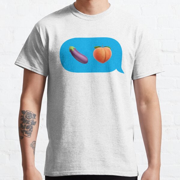 Eggplant and Peach Classic T-Shirt