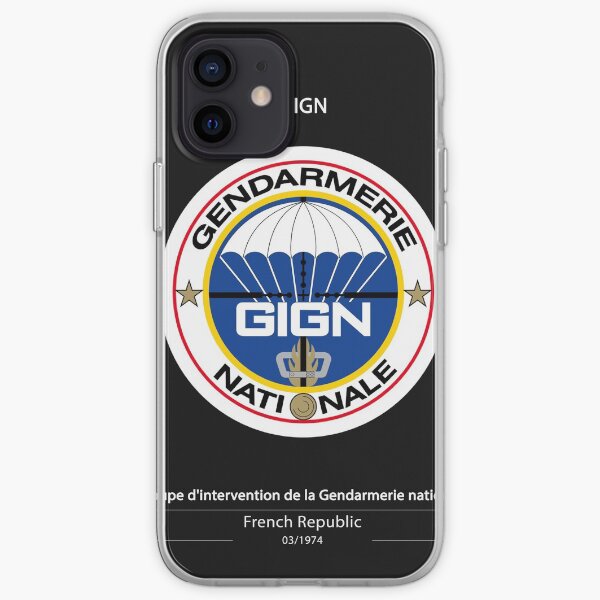 Affiche du GIGN Coque souple iPhone