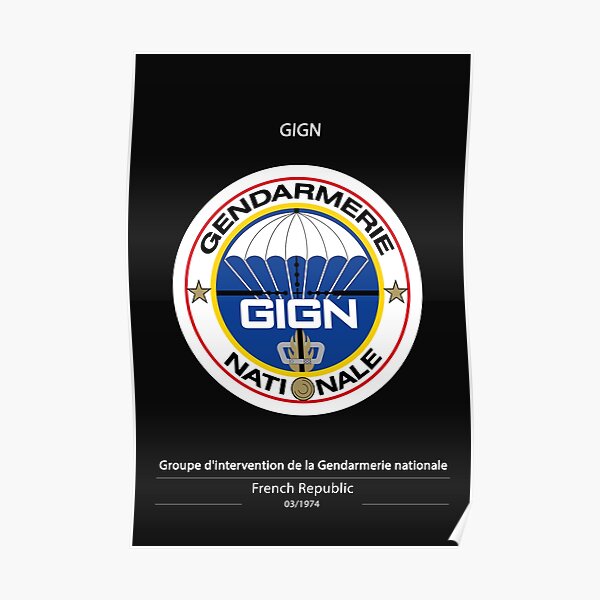 Affiche du GIGN Poster
