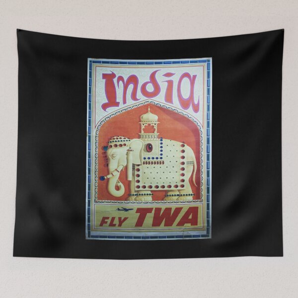 Item preview, retro India designed and sold by CorasPosters.