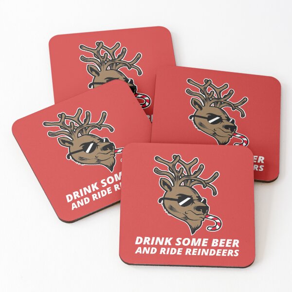 Item preview, Drink Some Beer And Ride Reindeer | Merry Christmas Holiday designed and sold by Ainbowz-Artwork.