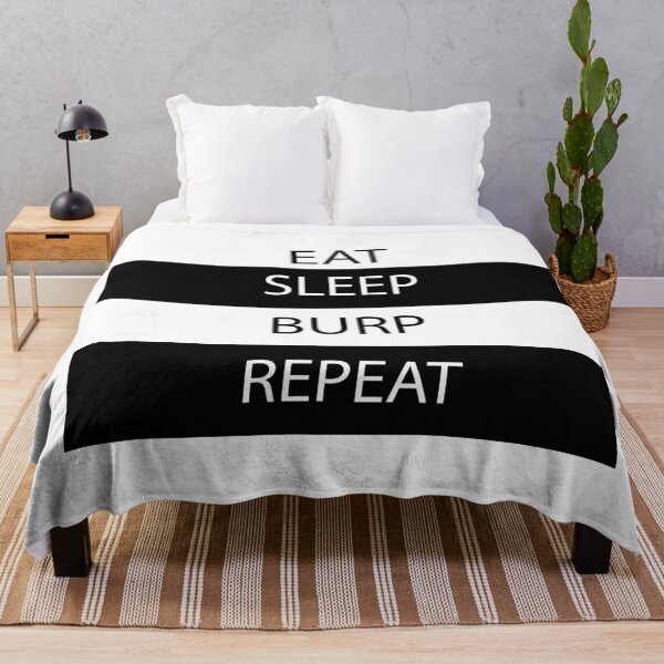 Item preview, Eat, Sleep, Burp, Repeat designed and sold by Captionator.