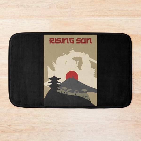 Item preview, Rising Sun Design - Minimalist Silhouette Poster Style - Board Game Art designed and sold by MeepleDesign.