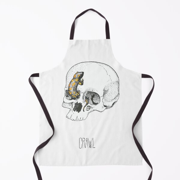 Item preview, Salamander and skull designed and sold by Crea-RiBo.