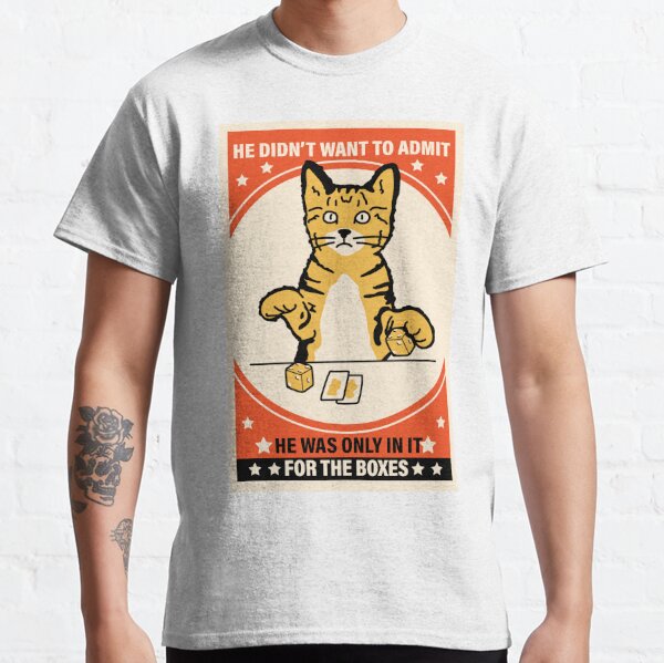 Gamer Cat Matchbook Cover Classic T-Shirt