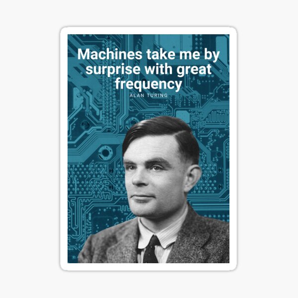 Alan Turing Stickers Redbubble