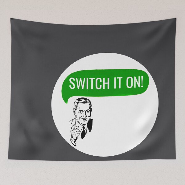Item preview, SWITCH IT ON!  designed and sold by HeadacheMachine.