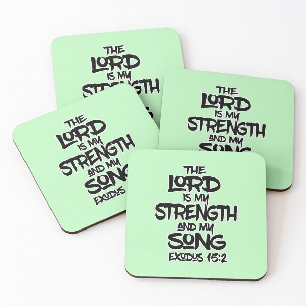 Item preview, The LORD is my strength and my song; he has given me victory. designed and sold by BibleGears.